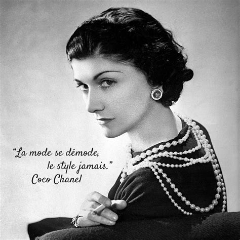 la mode se démode le style jamais coco chanel|coco chanel style.